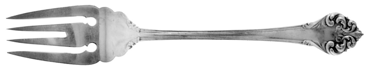 Elegante-L'Elegante (Sterling, 1900-1940) Individual Solid Fish Fork by Reed & Barton-1