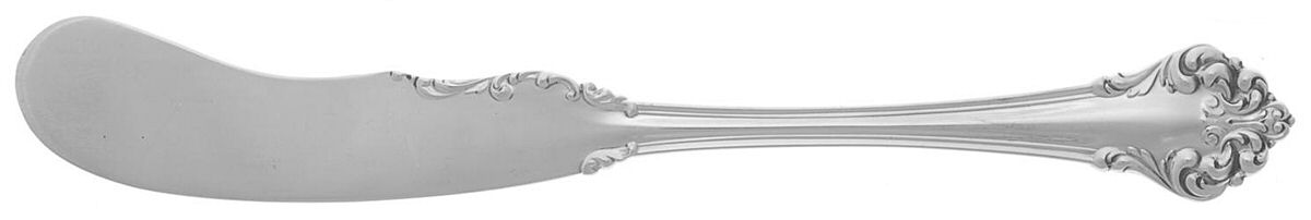 Elegante-L'Elegante (Sterling, 1900-1940) Flat Handle Butter Spreader by Reed & Barton-1