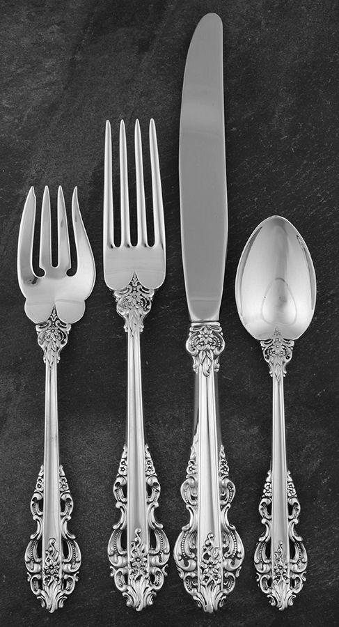 El Greco (Sterling, 1972, No Monograms) 4 Piece Place Size Setting by Reed & Barton-1