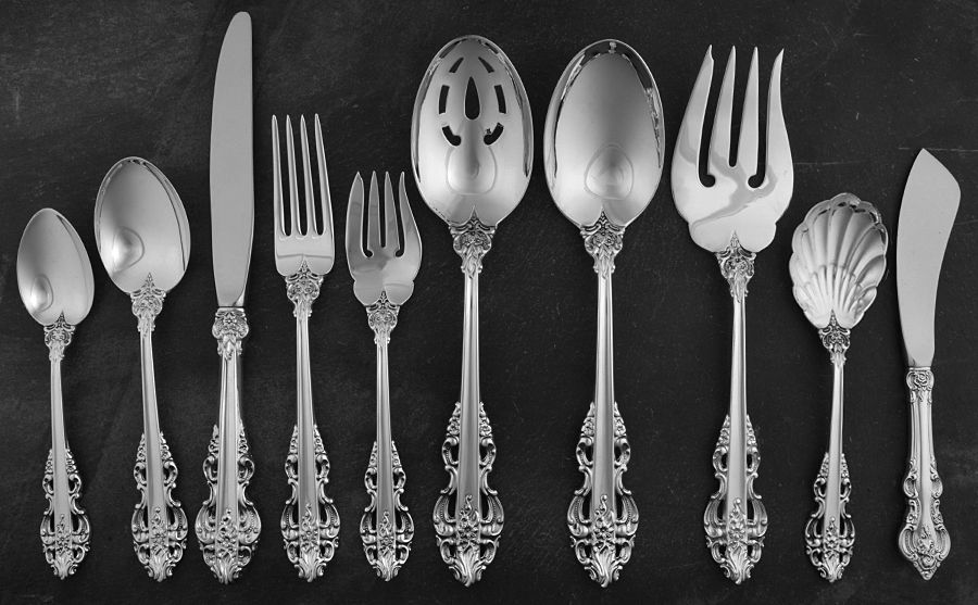 El Greco (Sterling, 1972, No Monograms) 45 Piece Place Size Starter Set by Reed & Barton-1