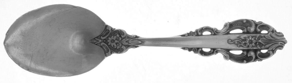 El Greco (Sterling, 1972, No Monograms) Straight Handle Baby Spoon by Reed & Barton-1