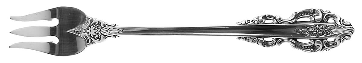 El Greco (Sterling, 1972, No Monograms) Cocktail/Seafood Fork by Reed & Barton-1