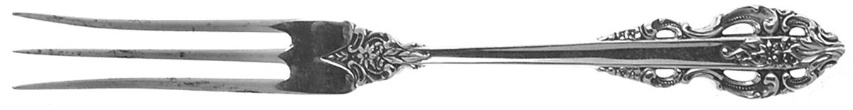 El Greco (Sterling, 1972, No Monograms) Strawberry Fork by Reed & Barton-1