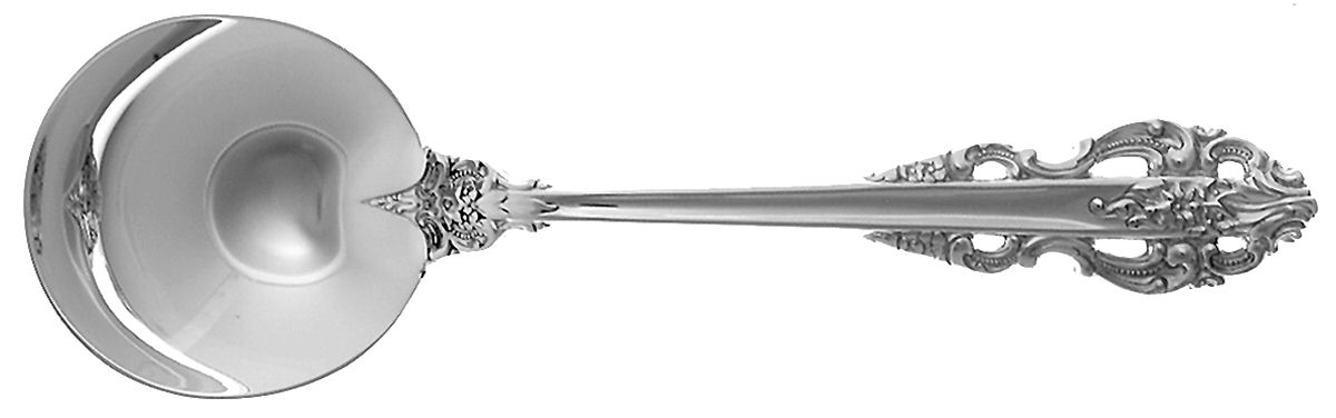 El Greco (Sterling, 1972, No Monograms) Round Bowl Soup Spoon (Cream Soup) by Reed & Barton-1