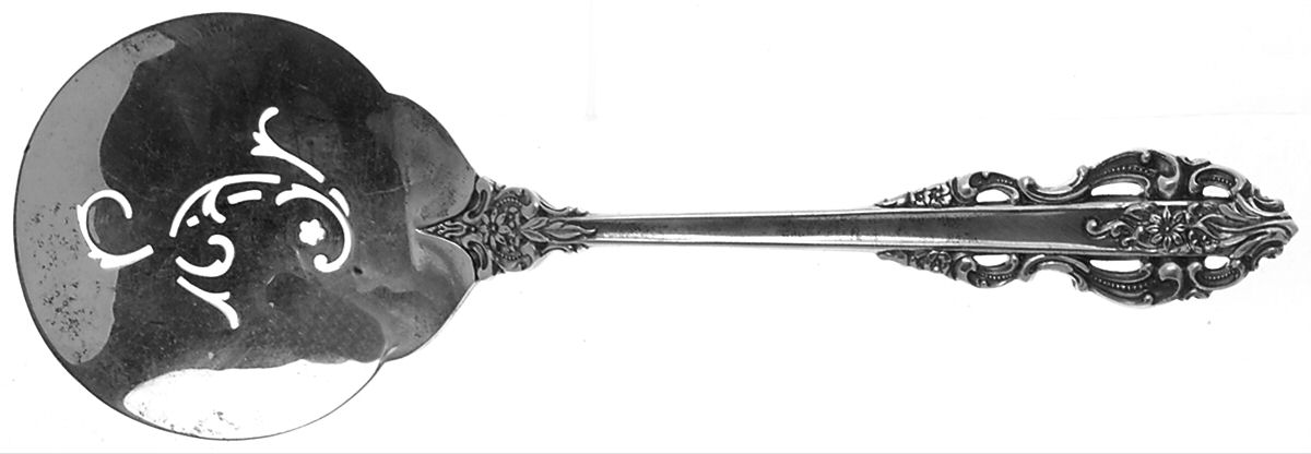El Greco (Sterling, 1972, No Monograms) Tomato Server, Solid Piece by Reed & Barton-1