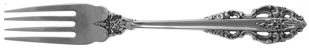 El Greco (Sterling, 1972, No Monograms) Youth Fork by Reed & Barton-1