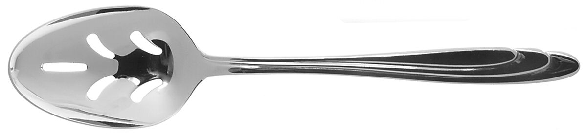 Elise (Stainless) Pierced Tablespoon (Serving Spoon) by Reed & Barton-1