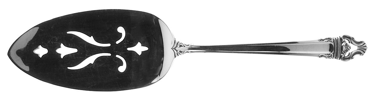 Emperor-New Emperor (Silverplate, 1969) Solid Pierced Pie Server by Reed & Barton-1