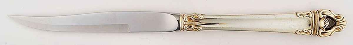 Emperor-New Emperor (Silverplate, 1969) Individual Steak Knife w/Bevel Blade by Reed & Barton-1