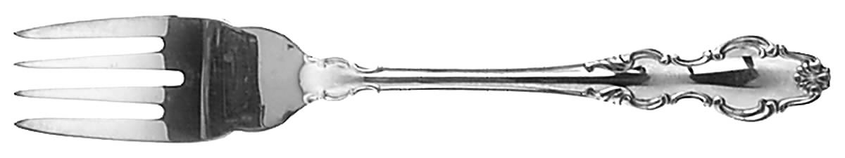 English Crown (Silverplate, 1968) Individual Salad Fork by Reed & Barton-1