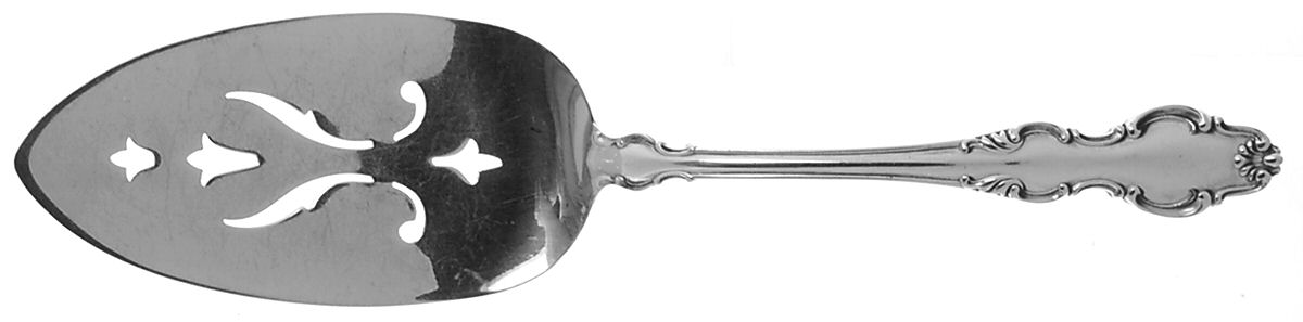 English Crown (Silverplate, 1968) Solid Pierced Pie Server by Reed & Barton-1