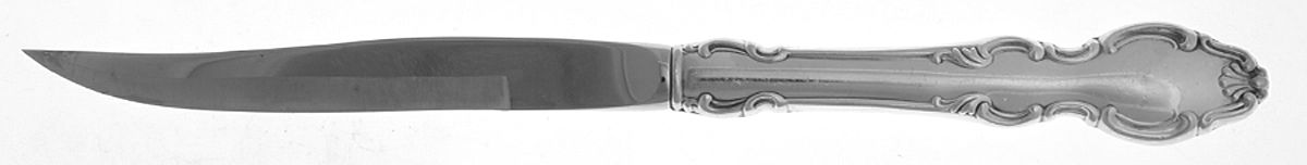 English Crown (Silverplate, 1968) Individual Steak Knife Hollow Handle by Reed & Barton-1