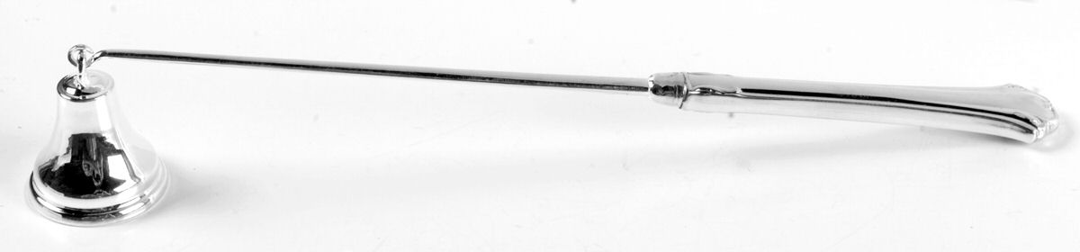 English Chippendale (Sterling, 1984) Candle Snuffer with Silverplate Implement by Reed & Barton-1