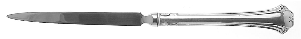 English Chippendale (Sterling, 1984) Letter Opener with Stainless Blade by Reed & Barton-1