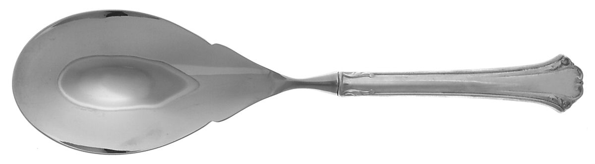 English Chippendale (Sterling, 1984) Smooth Casserole Spoon with Stainless Bowl by Reed & Barton-1