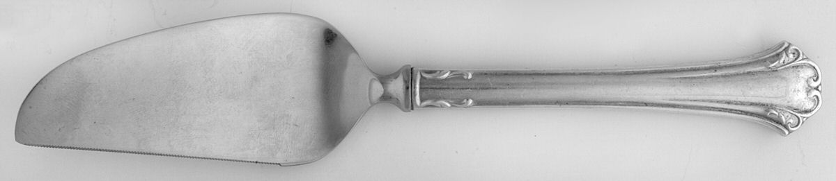 English Chippendale (Sterling, 1984) Cheese Knife with Stainless Blade by Reed & Barton-1