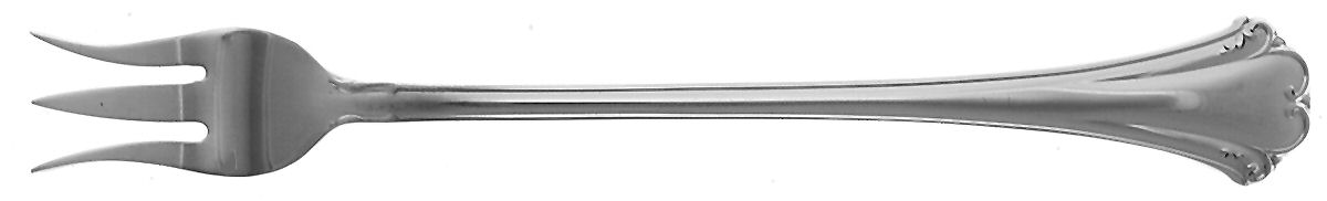 English Chippendale (Sterling, 1984) Cocktail/Seafood Fork by Reed & Barton-1