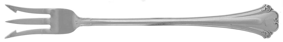 English Chippendale (Sterling, 1984) Short Handle Pickle/Olive Fork by Reed & Barton-1