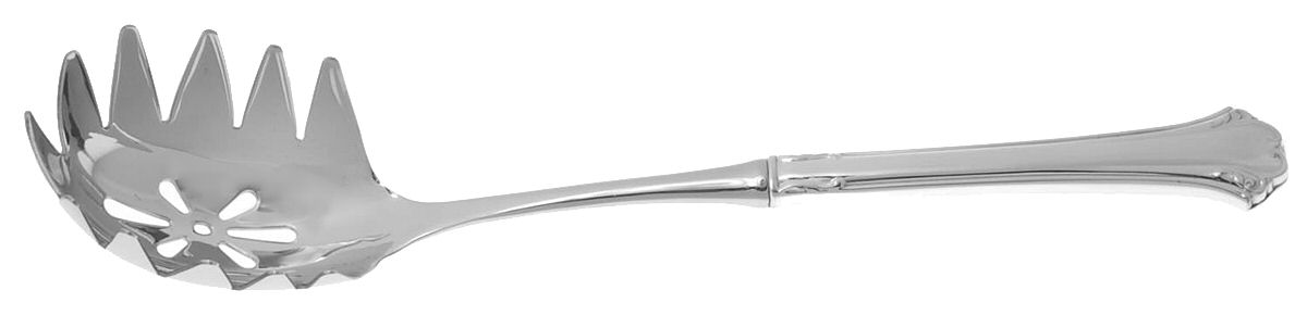 English Chippendale (Sterling, 1984) Pasta Server with Stainless Bowl by Reed & Barton-1