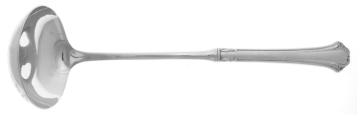 English Chippendale (Sterling, 1984) Soup Ladle with Stainless Bowl by Reed & Barton-1