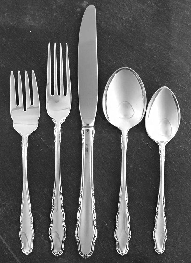 English Provincial (Sterling, 1965) 40 Piece Set by Reed & Barton-1