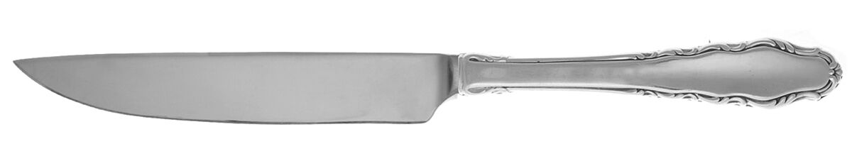 English Provincial (Sterling, 1965) Steak Knife Individual Hollow, No Serrate HC by Reed & Barton-1