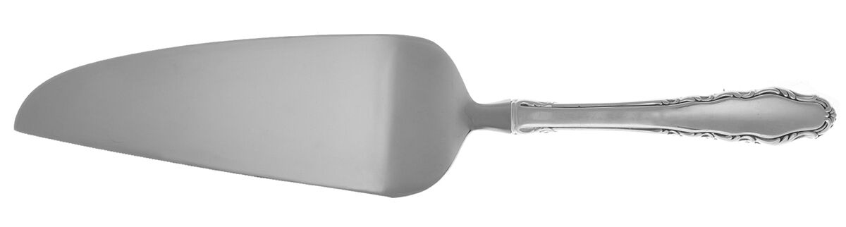 English Provincial (Sterling, 1965) Pie and Cake Server with Stainless Blade HC by Reed & Barton-1