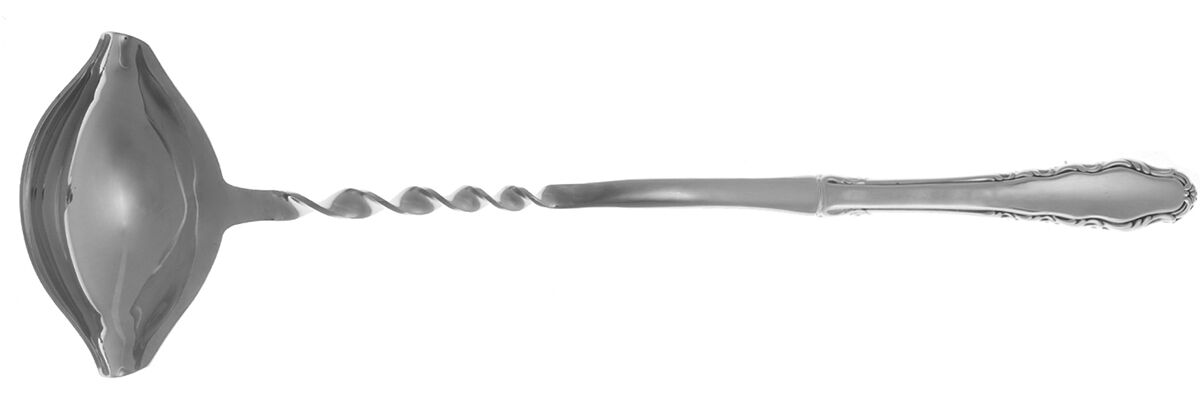 English Provincial (Sterling, 1965) Punch Ladle with Stainless Bowl HC by Reed & Barton-1