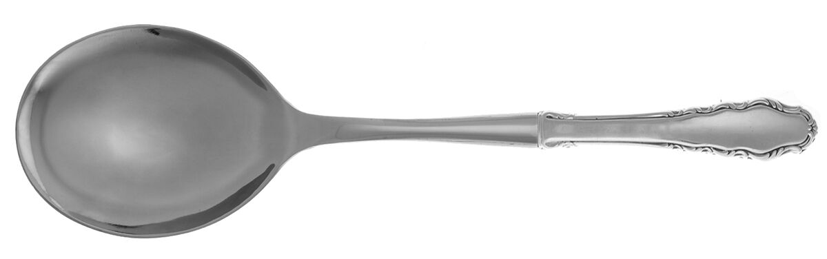 English Provincial (Sterling, 1965) Casserole Spoon with Smooth Stainless Bowl HC by Reed & Barton-1