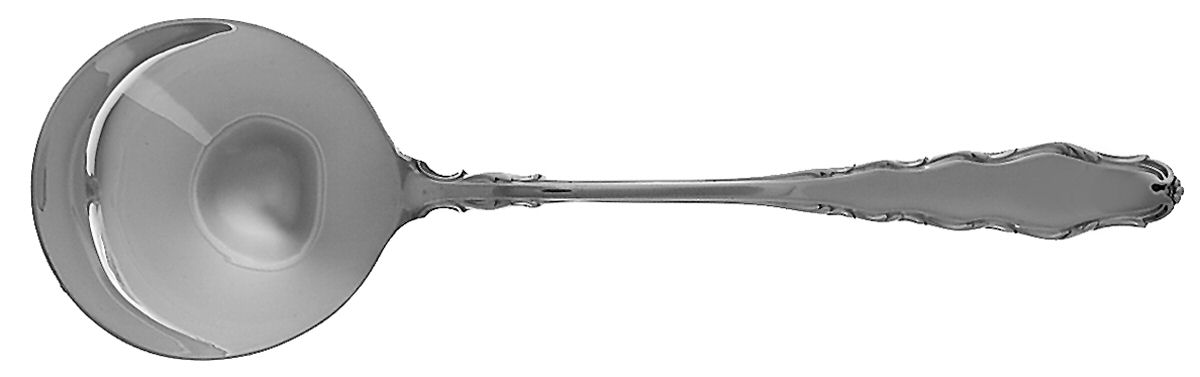 English Provincial (Sterling, 1965) Round Bowl Soup Spoon (Cream Soup) by Reed & Barton-1