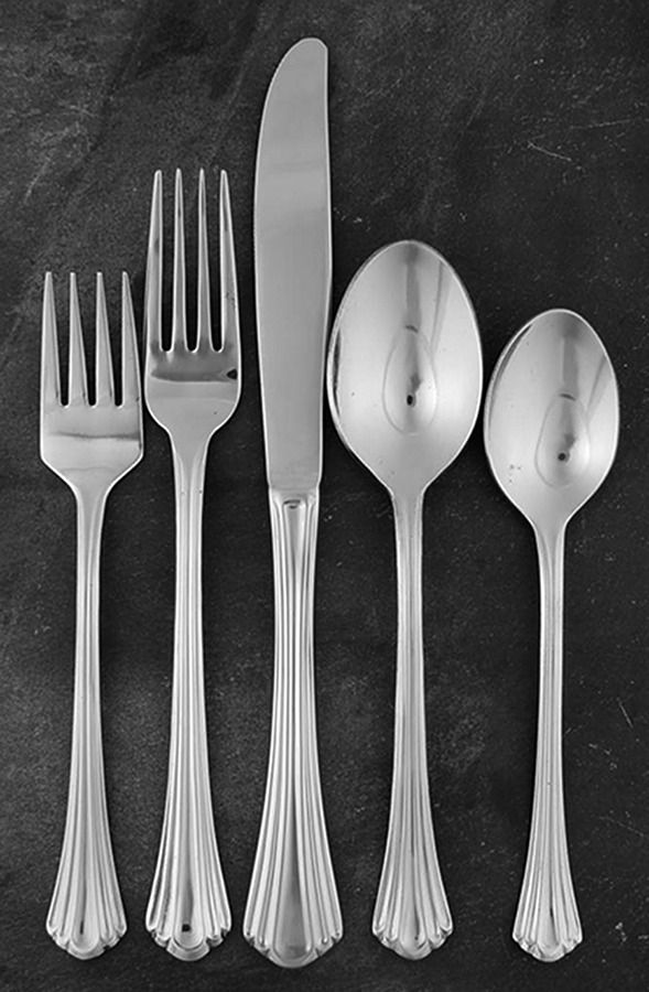 Estoril (Stainless) 5 Piece Place Setting by Reed & Barton-1