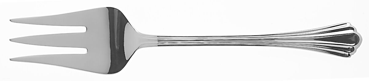 Estoril (Stainless) Medium Solid Cold Meat Serving Fork by Reed & Barton-1