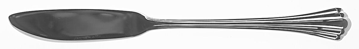 Estoril (Stainless) Flat Handle Master Butter Knife by Reed & Barton-1