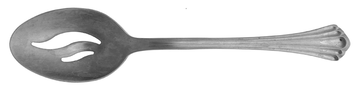 Estoril (Stainless) Pierced Tablespoon (Serving Spoon) by Reed & Barton-1