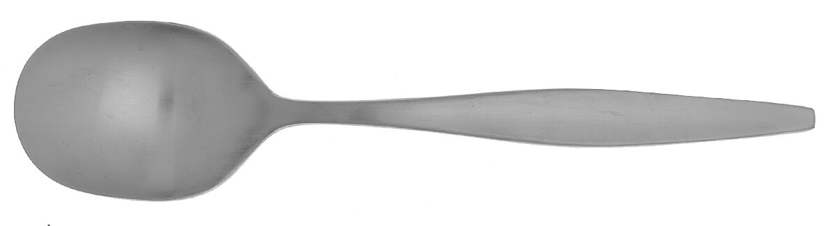 Etude (Stainless, Satin Finish, 1958) Round Bowl Soup Spoon (Cream Soup) HC by Reed & Barton-1
