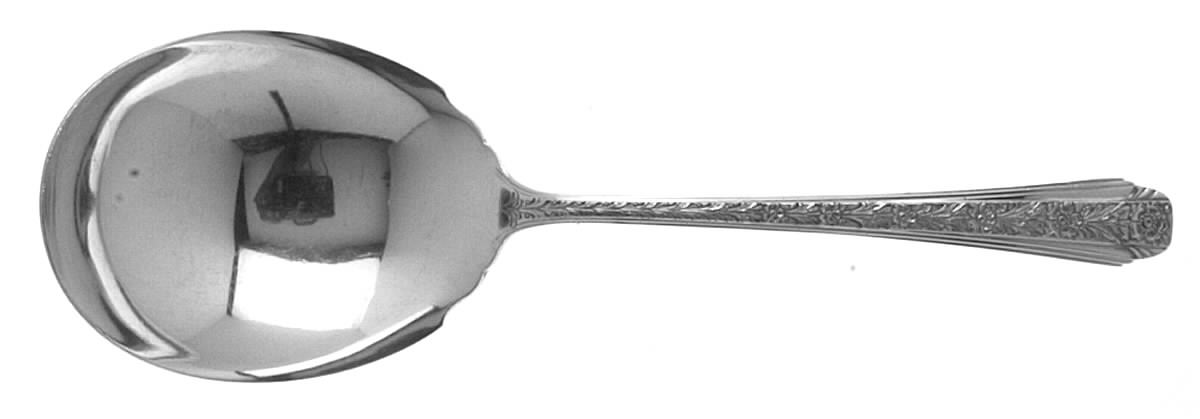 Evangeline (Silverplate, 1937) Medium Solid Berry/Casserole Spoon by Reed & Barton-1