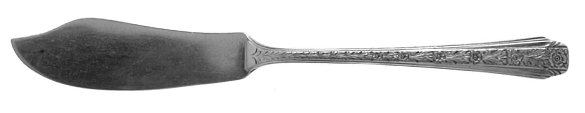 Evangeline (Silverplate, 1937) Flat Handle Master Butter Knife by Reed & Barton-1