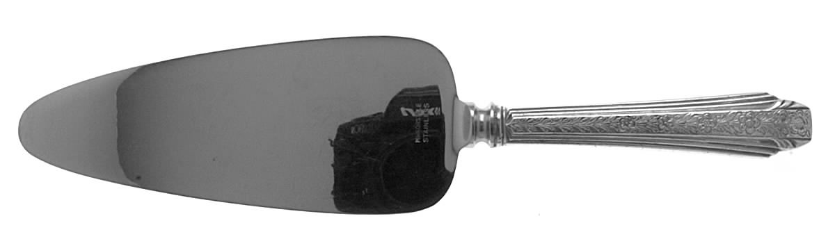 Evangeline (Silverplate, 1937) Pie Server with Stainless Blade by Reed & Barton-1
