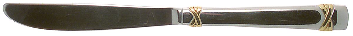 Fanfare Gold (Stainless) Modern Solid Knife by Reed & Barton-1