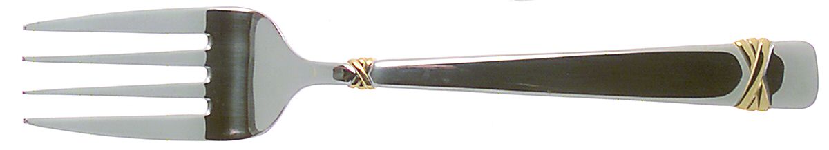 Fanfare Gold (Stainless) Individual Salad Fork by Reed & Barton-1