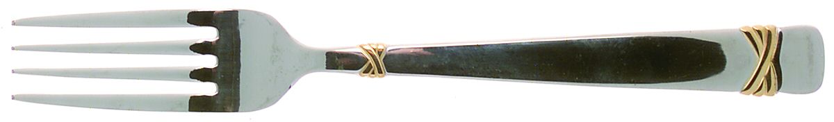Fanfare Gold (Stainless) Fork by Reed & Barton-1