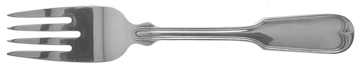 Fiddle (Silverplate, 1979) Individual Salad Fork by Reed & Barton-1