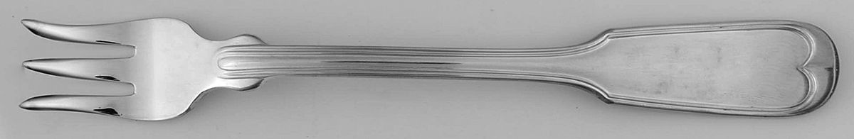 Fiddle (Silverplate, 1979) Cocktail/Seafood Fork by Reed & Barton-1