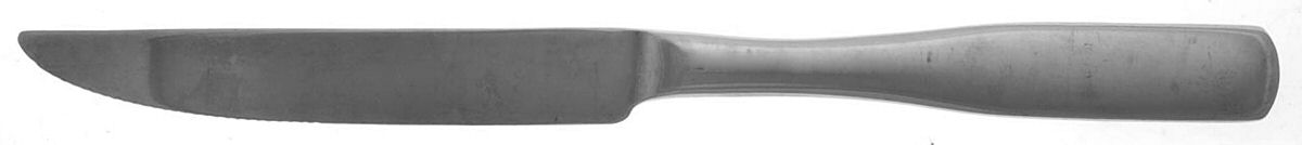 Fiddler II (Stainless) Individual Solid Handle Steak Knife by Reed & Barton-1