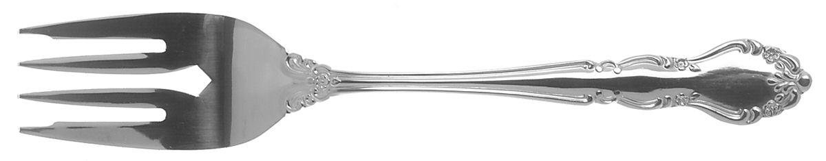 Flambeau (Stainless) Medium Solid Cold Meat Serving Fork by Reed & Barton-1