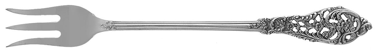 Florentine Lace (Sterling, 1951) Cocktail/Seafood Fork by Reed & Barton-1