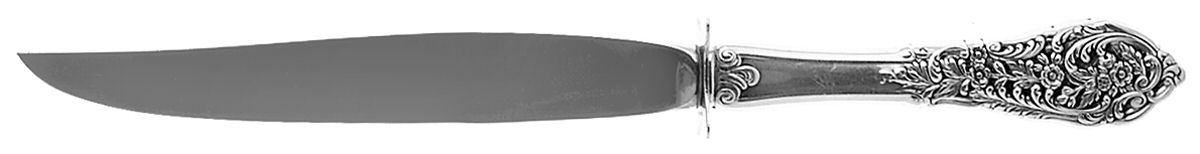 Florentine Lace (Sterling, 1951) Small Steak Carving Knife with Stainless Blade by Reed & Barton-1