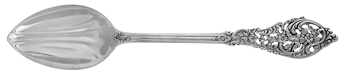 Florentine Lace (Sterling, 1951) Fruit/Orange Spoon by Reed & Barton-1