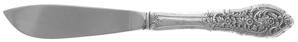 Florentine Lace (Sterling, 1951) Hollow Handle Master Butter Knife by Reed & Barton-1