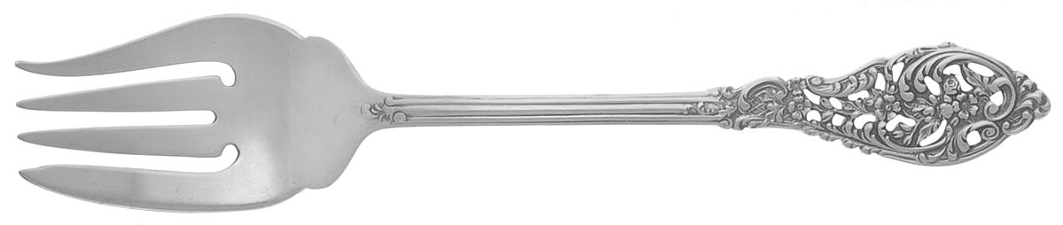 Florentine Lace (Sterling, 1951) Individual Salad Fork by Reed & Barton-1